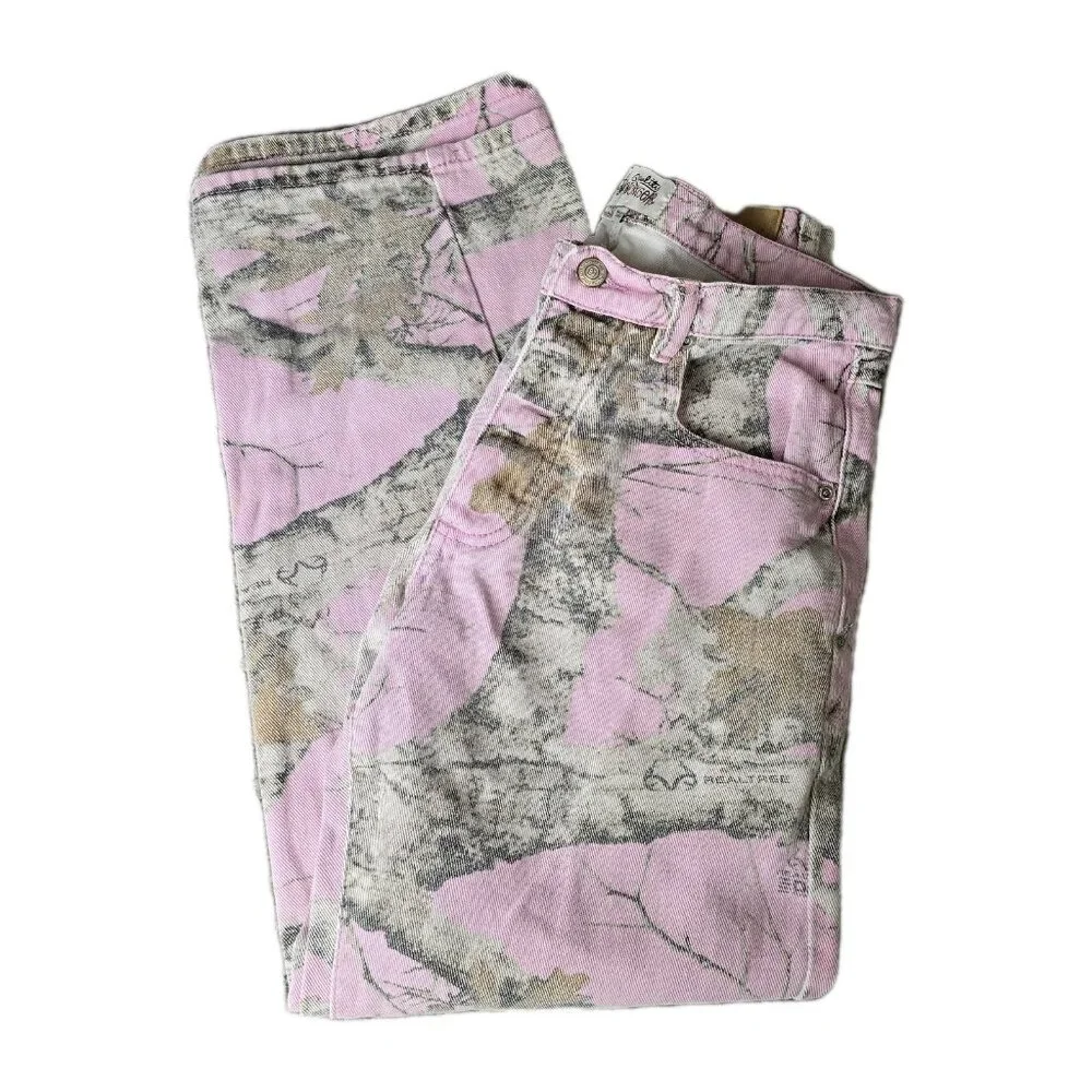 Stüssy Workgear x Realtree Edge Pink Camo Pants - Rare Streetwear - Picture 1 of 14